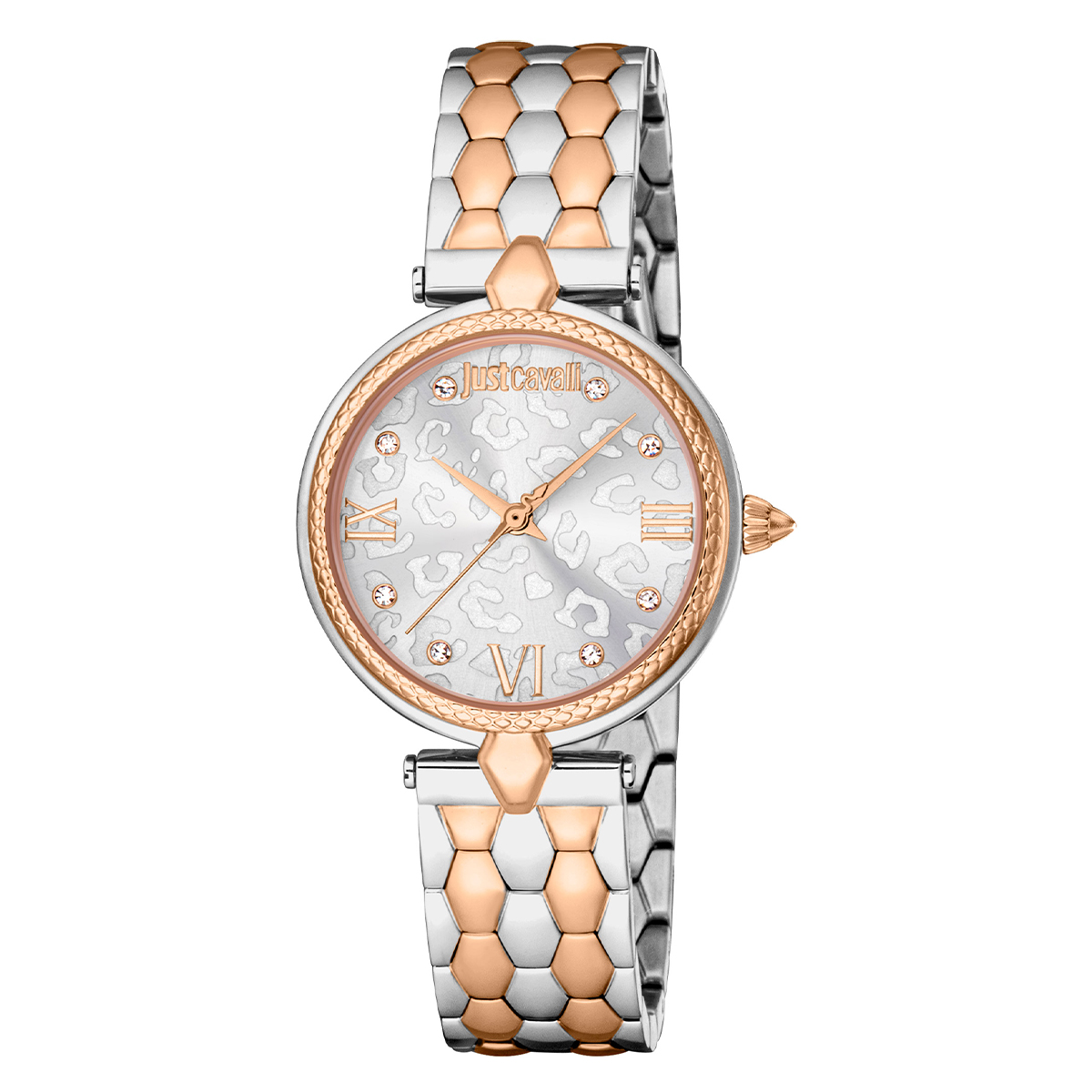 MONTRE JUST CAVALI FEMME SIMPLE ACIER